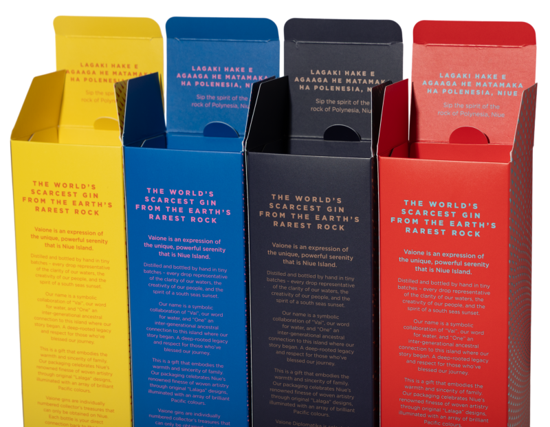 Vaione Gin Gift Cartons