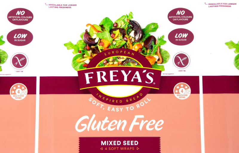 Freyas Gluten Free Mixed Seed Soft Wraps