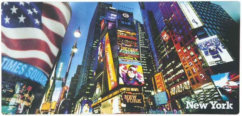 Times Square - New York 'See-Thru' Postcard