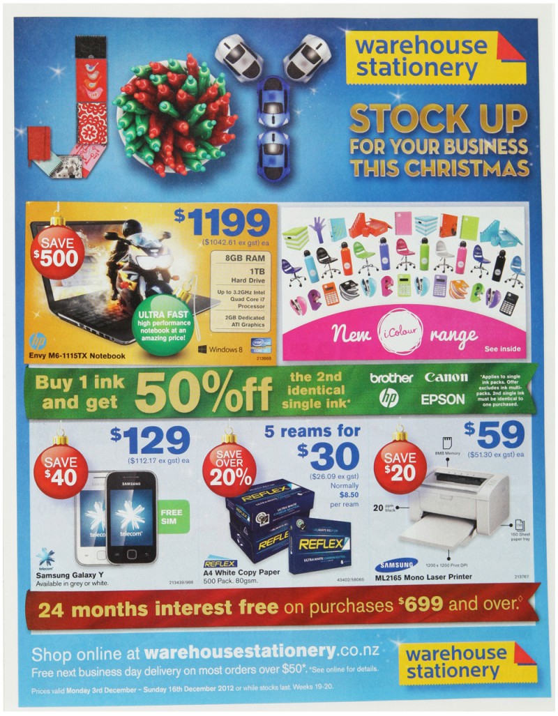 Warehouse Stationery - Business Christmas <br />
