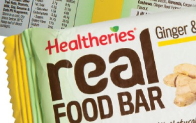 Healtheries Real Food Bar - Ginger and Lemon