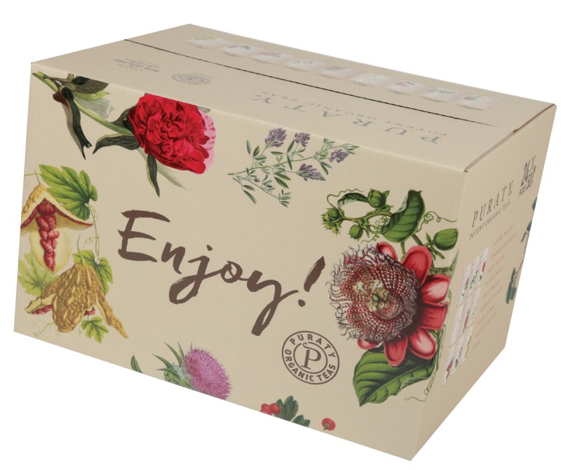 Puraty Potent Organic Teas Shipper